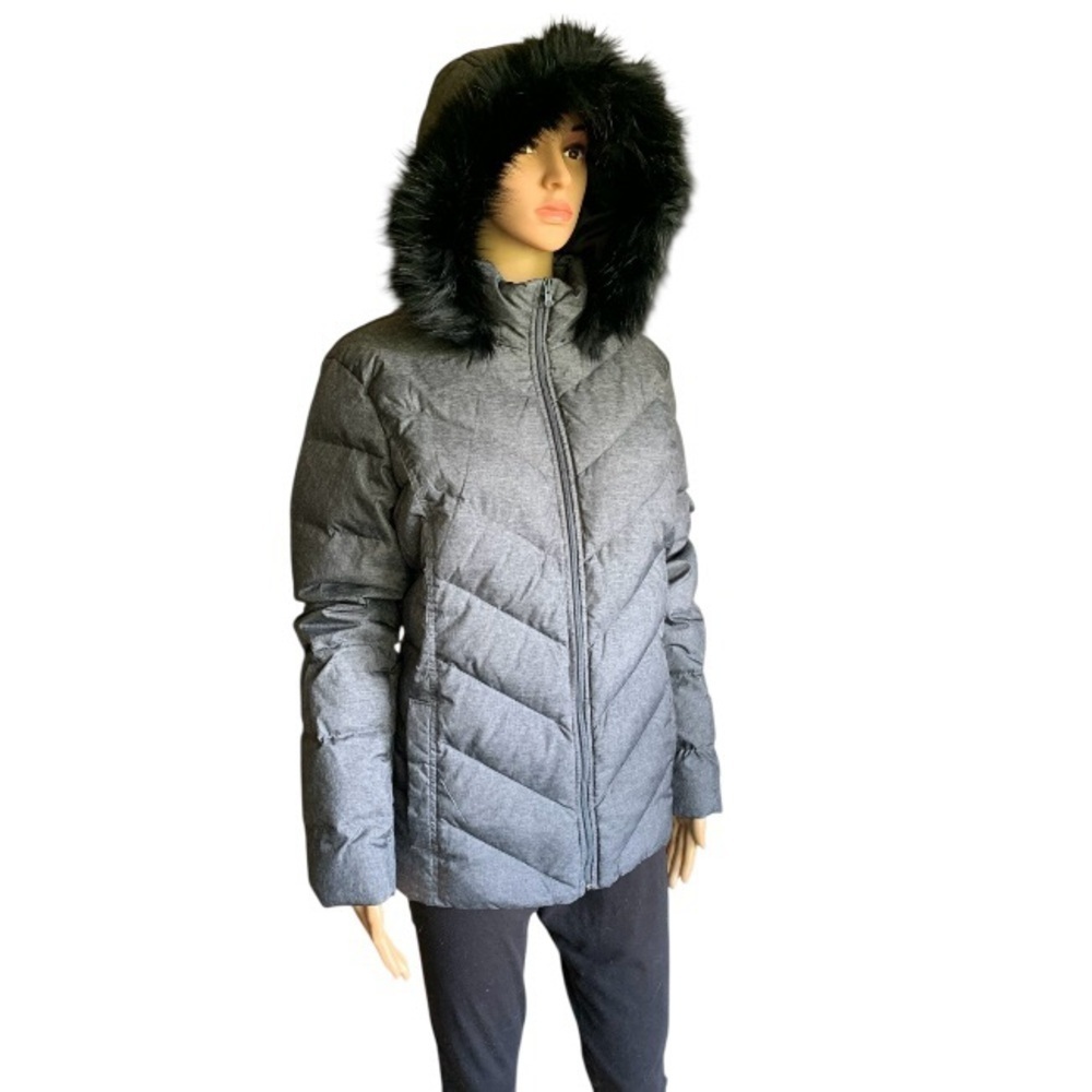 LANDSEND Womens Down Winter Jacket with Removable Hood 0° to +27°